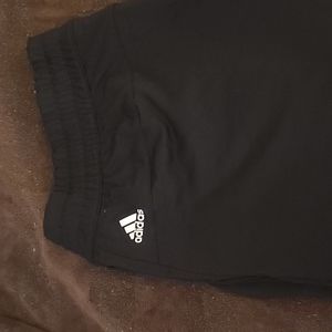 Women's Large Black Adidas Track Pants